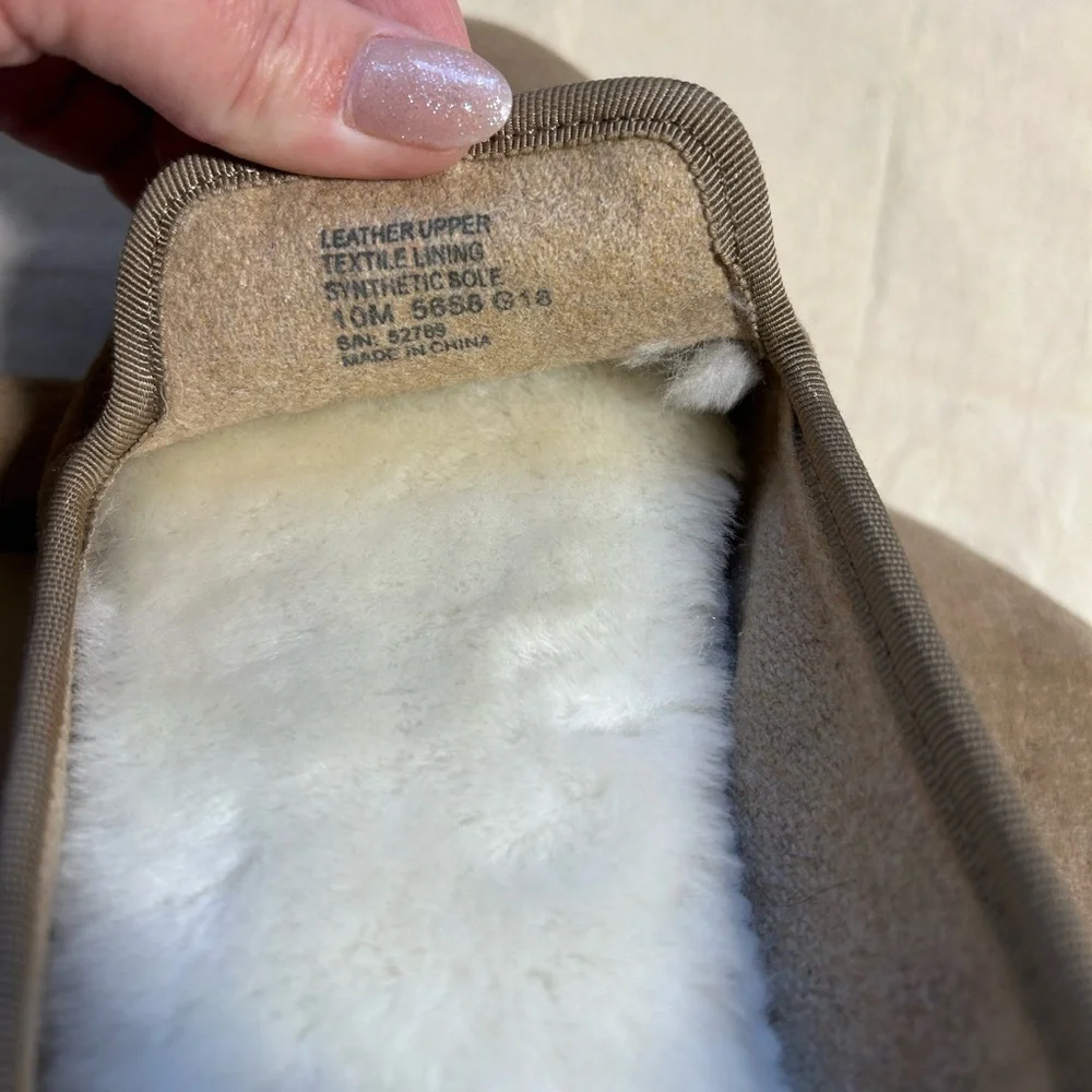 Tory Burch Tan Slippers- new inner soles- Size 10 - Picture 2 of 8